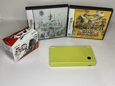 Nintendo DSi JAPAN CONSOLE W/Charger + Final Fantasy 3 + Super Kaseki Japan