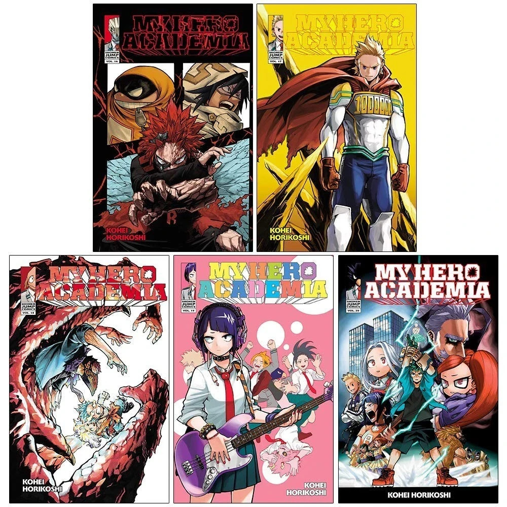 My Hero Academia Volume 16-20 Collection 5 Books Set By Kohei Horikoshi Series 4