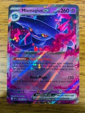 NM! Mismagius ex (036/094) Phantasmal Flames Double Rare Pokemon Card!