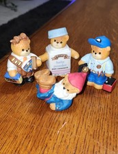 Lucy  Me Vintage 1990  95 Enesco Ceramic Bears Lucy Rigg Lot of 4