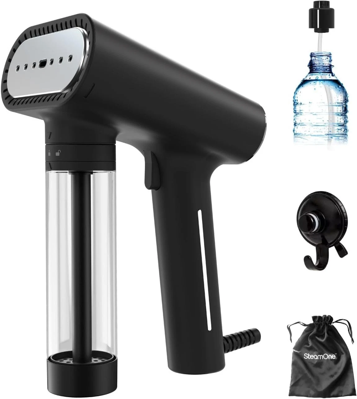 SteamOne Clothes steamer S-Nomad NS1750B Black Powerful
Opens in a new window or tab