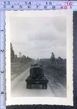 Truck Soldiers Army Day 1941 to Alexandria Vintage BW Photo Snapshot Military