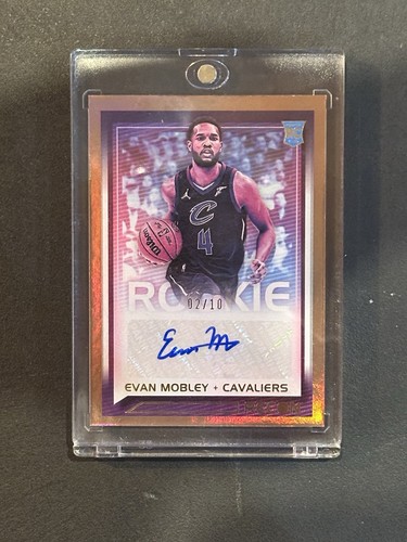 Evan Mobley [Gold] 2021 Panini Recon Rookie Signatures card