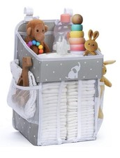 Cradle Star Baby Caddy Organiser Nursery Room Hanging Nappy Caddy