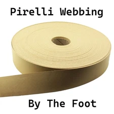 2" Pirelli Rubber Webbing - Sold by the Foot