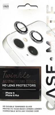 Case-Mate Apple iPhone 15/iPhone 15 Plus Aluminum Ring Lens Protector - Twinkle
