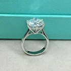 3Ct Round Cut Lab Created Diamond 14K White Gold Plated  Engagement/Wedding Ring
