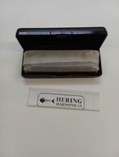 Hering Black Blues 10-Hole Harmonica Brazil Made Black Bb