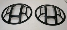 2Pc Black Front Headlamp Protector For 2018-2025 Jeep Wrangler JL 4XE