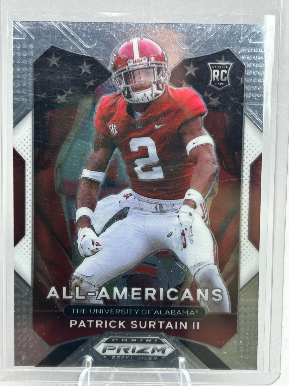 2021 Panini Prizm Draft Picks All-Americans Patrick Surtain II #199 Broncos 6A