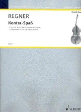 Kontra-Spass | 12 easy pieces for double bass and piano | Hermann Regner | Buch