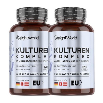 WeightWorld Bio Culture Complex | Germany 60 Billion  120 Capsules
