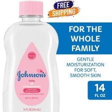Johnson's Baby Body Moisturizing Oil, Liquid Mineral Oil for Baby Massage, Origi