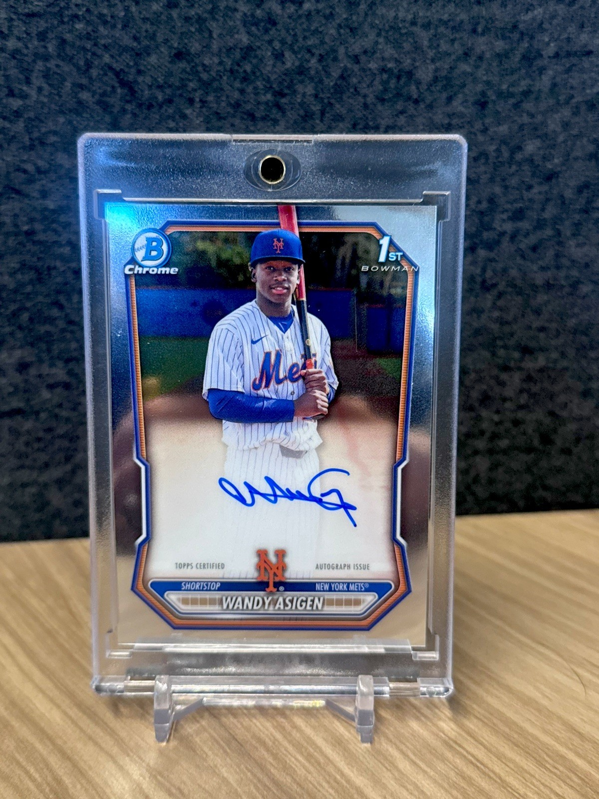 2026 Bowman Chrome 1st Bowman Wandy Asigen Auto CPA-WA Mets Autograph 