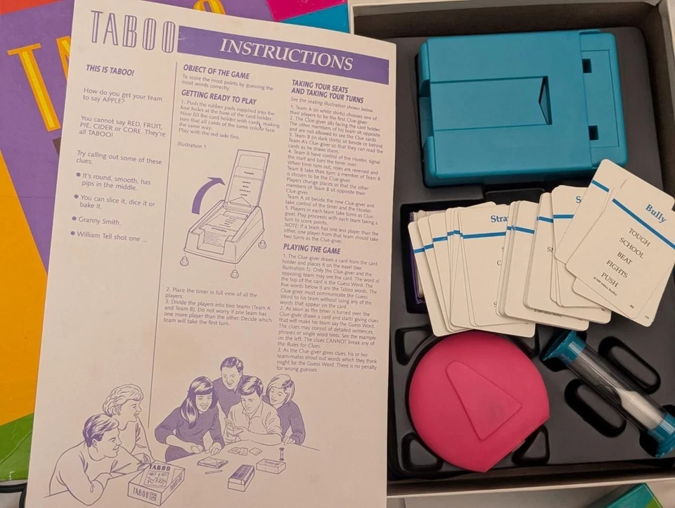 Taboo The Game of Unspeakable Fun - 1990 Edition - Complete - Image 3 of 3