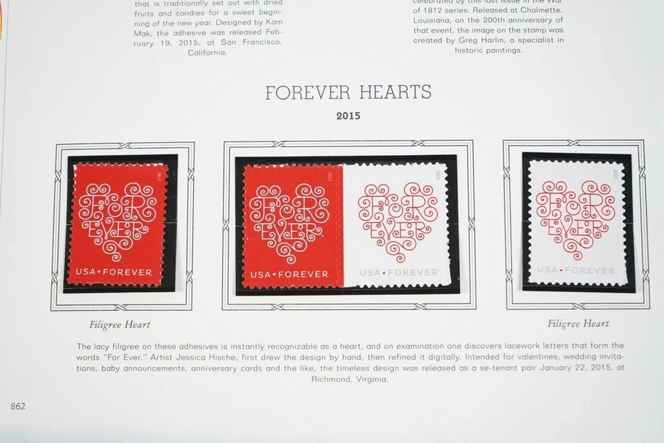 COLECCIÓN DE ESTAMPILLAS MNH FOREVER 2015-2020 DE ESTADOS UNIDOS VALOR NOMINAL DE CASI $800 Foto 3 de 4