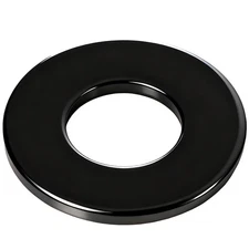 Black Oxide 1/4" Flat Washers 304 Stainless Steel Washer for Screws Bolts 100...