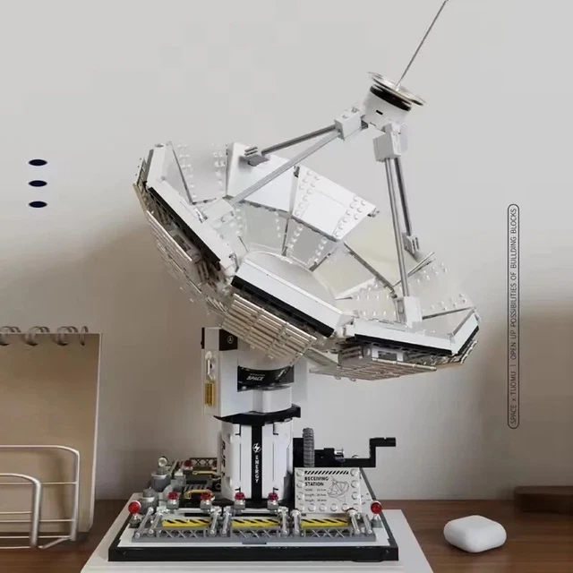 Space Receiving Base Satellite Dish Building Blocks