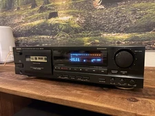 DENON DRM-740 Stereo 3-HEAD System Cassette Deck Player Recorder HX PRO
