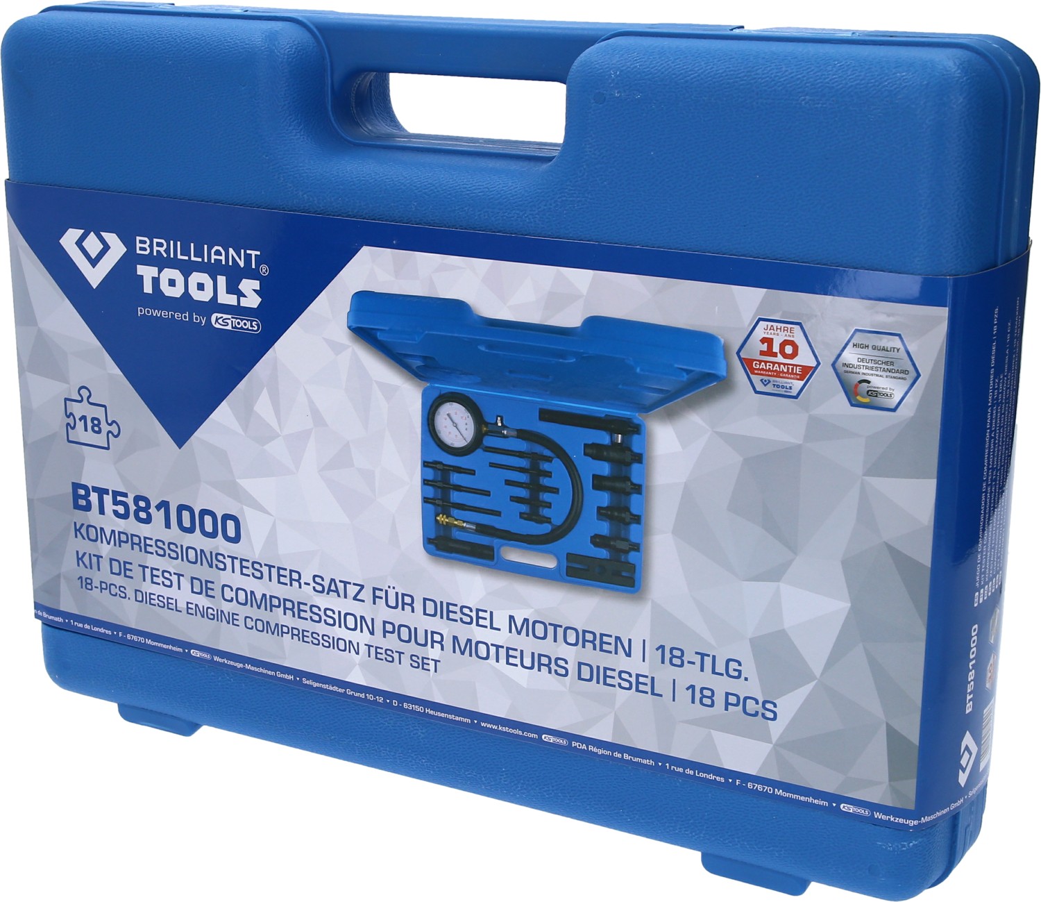 Fits KS TOOLS NARZ�DZIA BT581000 DIESEL ENGINE COMPRESSION PRESSURE T ⭐UK Stock⭐
