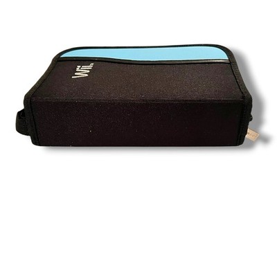 Nintendo Wii Black & Blue Game Disc Organizer Carrying Case C-4 | eBay