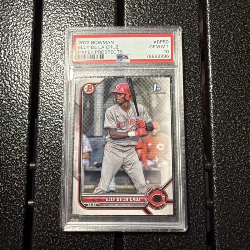 2022 Bowman 1st Edition - PSA 10 - 1st Bowman - Elly De La Cruz - #BPPF50 - RC