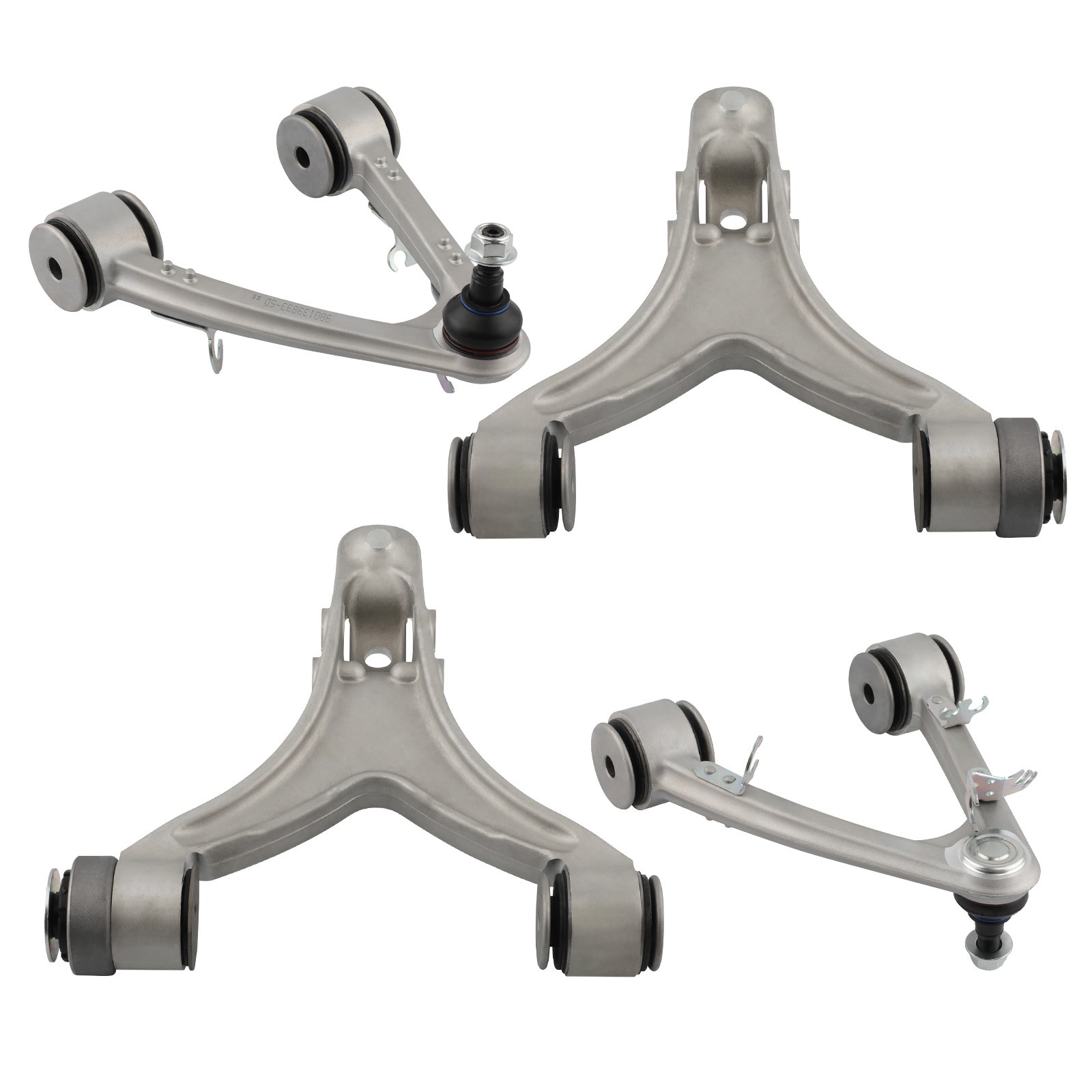 Front Upper Lower Control Arms Left & Right For 08-13 Maserati Quattroporte M139