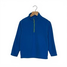 Mountain Warehouse royal blue quaterzip fleece jumper age 5-6 years