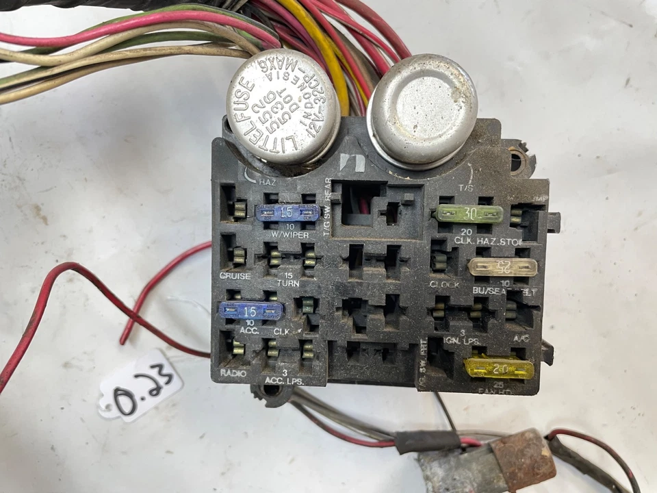 Jeep CJ5 CJ7 under dash wire harness wiring fits 78-81 CJ FREE SHIPPING!!! - Image 2 of 4