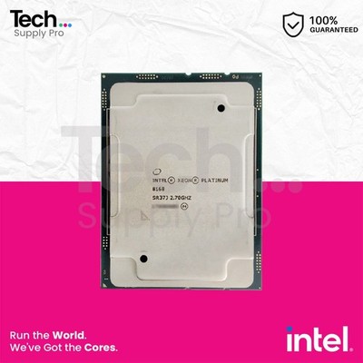 SR37J Intel Xeon Platinum 8168 24-Core 2.70GHz 33MB 205W FCLGA3647 Processor