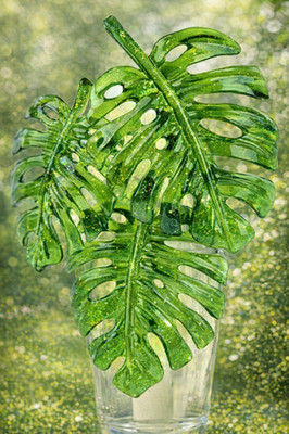 Bath & Body Works GREEN MONSTERA LEAVES Nightlight Scent Wallflower Plug