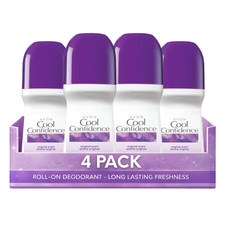 Avon Feelin' Fresh Original Roll-On Antiperspirant Deodorant 2.6 pack of 4 