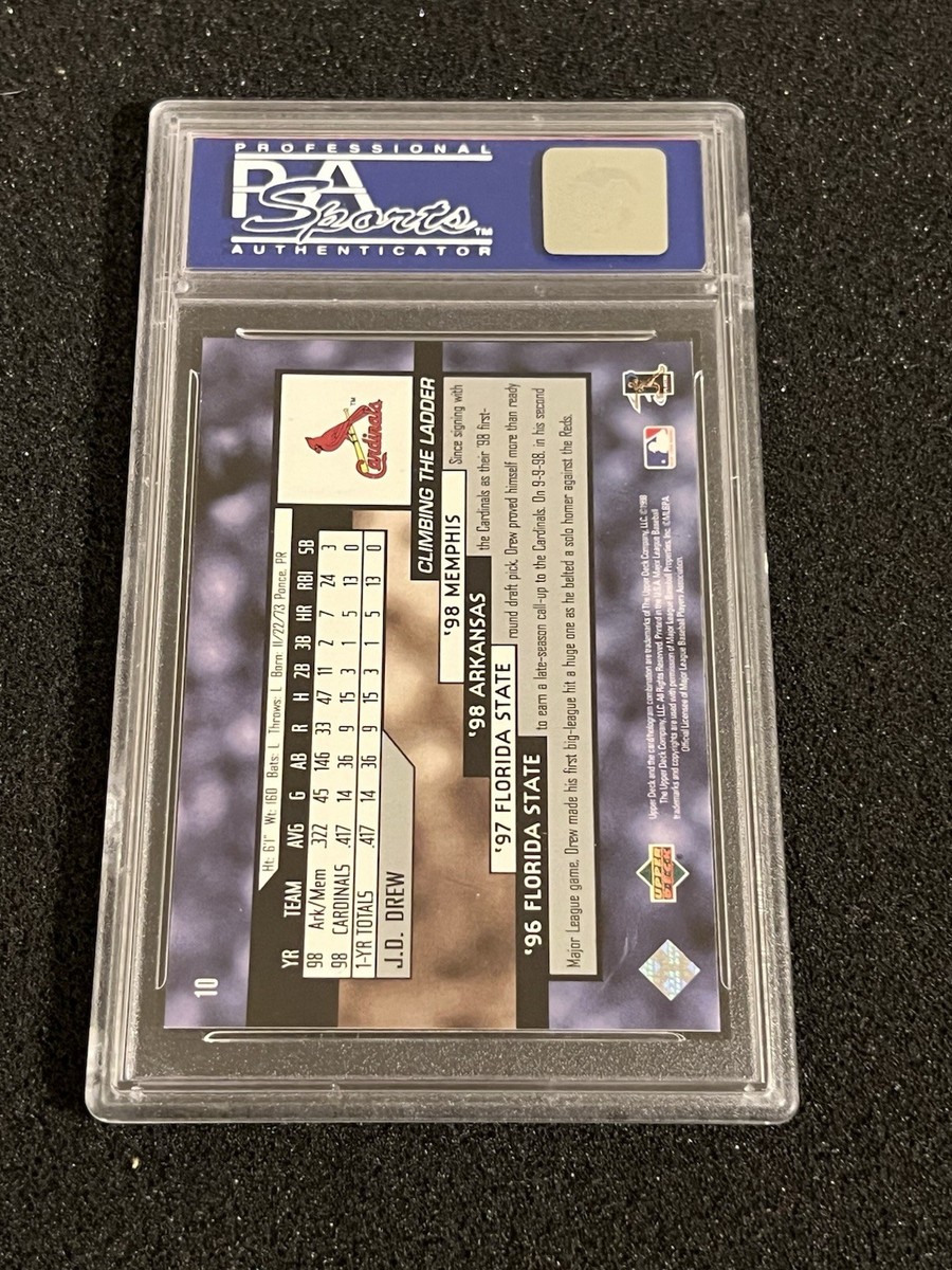 JD Drew 1999 Upper Deck Star Rookie Card #10 PSA 9 Cardinals | eBay