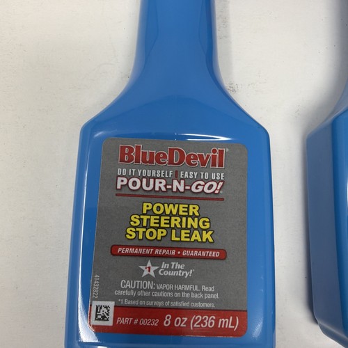 6  pack BlueDevil Products 00232 Power Steering Stop Leak - 8 Ounce 8 Quart - Picture 5 of 6
