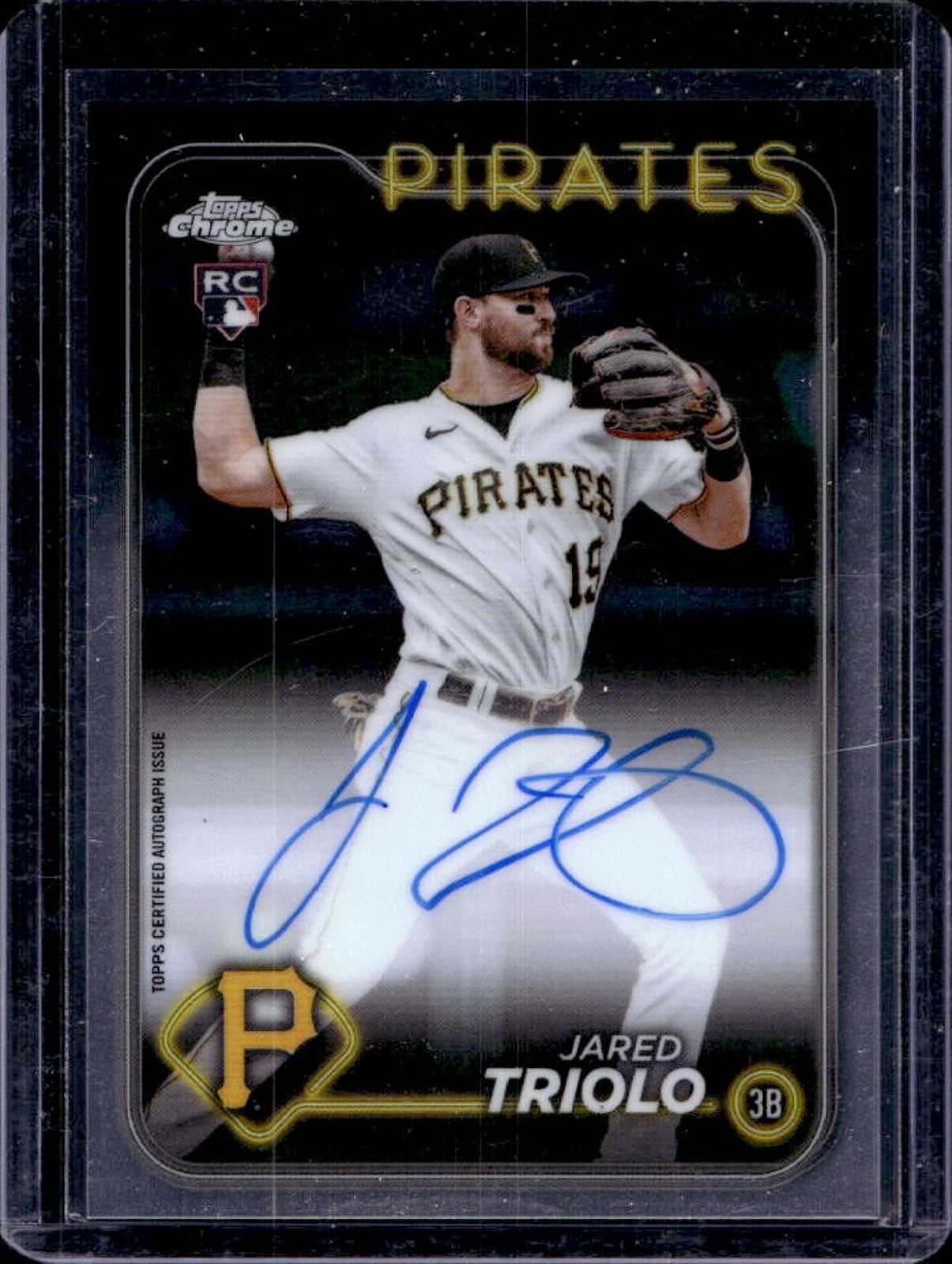 2024 Topps Chrome Jared Triolo Rookie Auto RC #RA-JTR Pirates