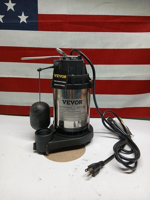 #ad VEVOR Submersible Sump Pump Water Pump 1 2 HP 4320GPH Steel Basement $80.74