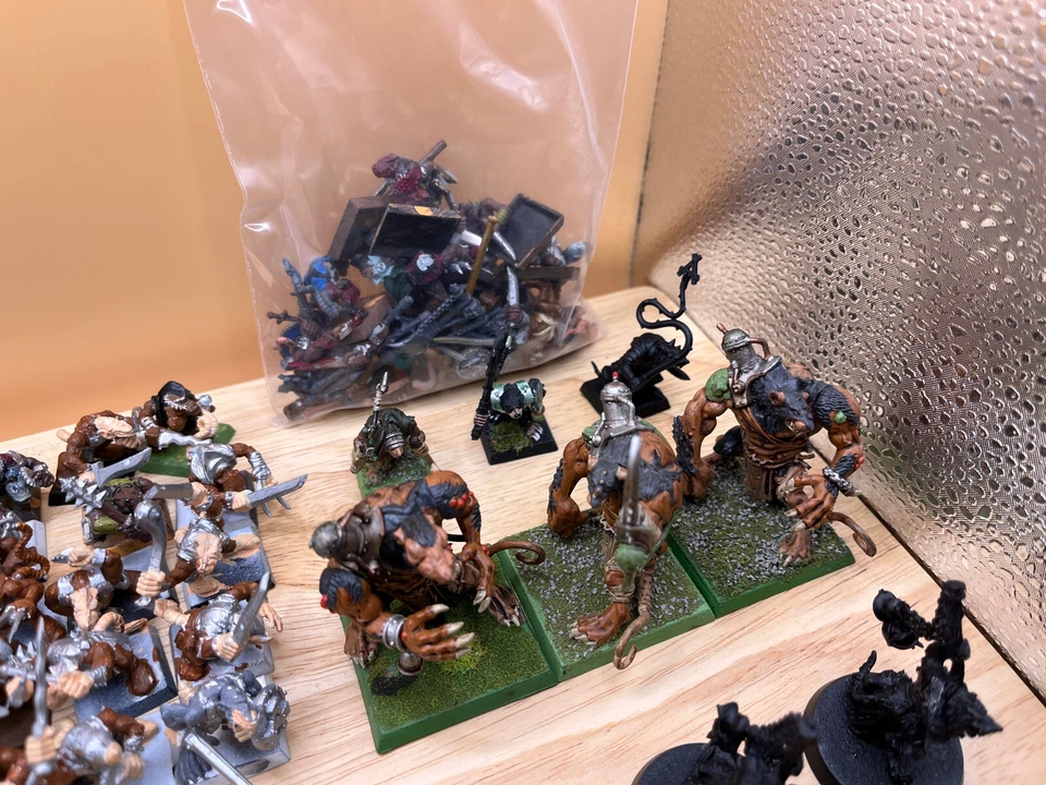 WFB Old World Warhammer Skaven Army Games Workshop GW Rat Ogres Warpfire Plague - Image 4 of 4