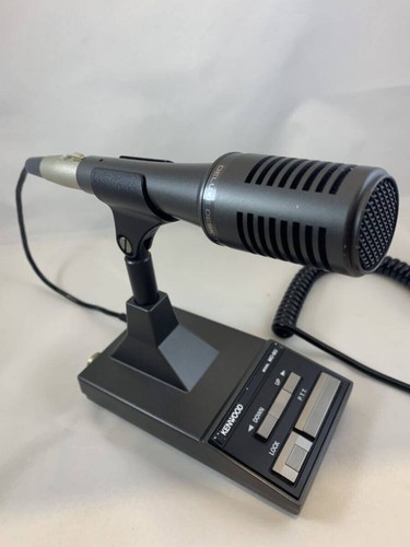 Kenwood Trio MC-90 | Microphone de bureau à condensateur haut de gamme │ Fonctionne - Photo 2/7