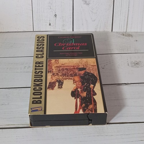 A Christmas Carol VHS Tape - 1951 Christmas Classic Alastair Sim SHIPS FREE - Picture 4 of 11
