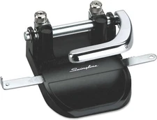 Swingline Heavy Dty Manual 2 Hole Punch Adjustable 40 Sheet Punch Capacity 74060