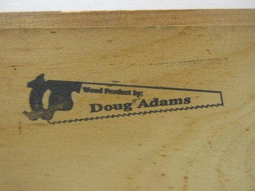 vintage Wood Product by Doug Adams open wood bread loaf box holder container - Picture 8 of 10