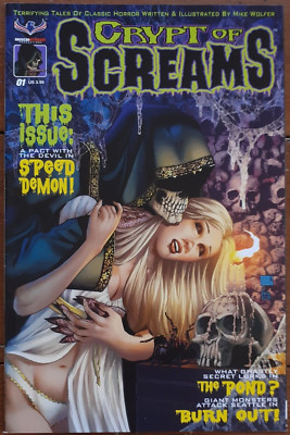 CRYPT OF SCREAMS #1, AMERICAN MYTHOLOGY PRODUCTIONS, 2017, VF