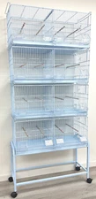 30" LARGE LOT-4 of Bird Parrot Breeder Cage Divider Nest Door With Rolling Stand