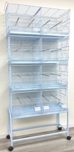 30" LARGE LOT-4 of Bird Parrot Breeder Cage Divider Nest Door With Rolling Stand