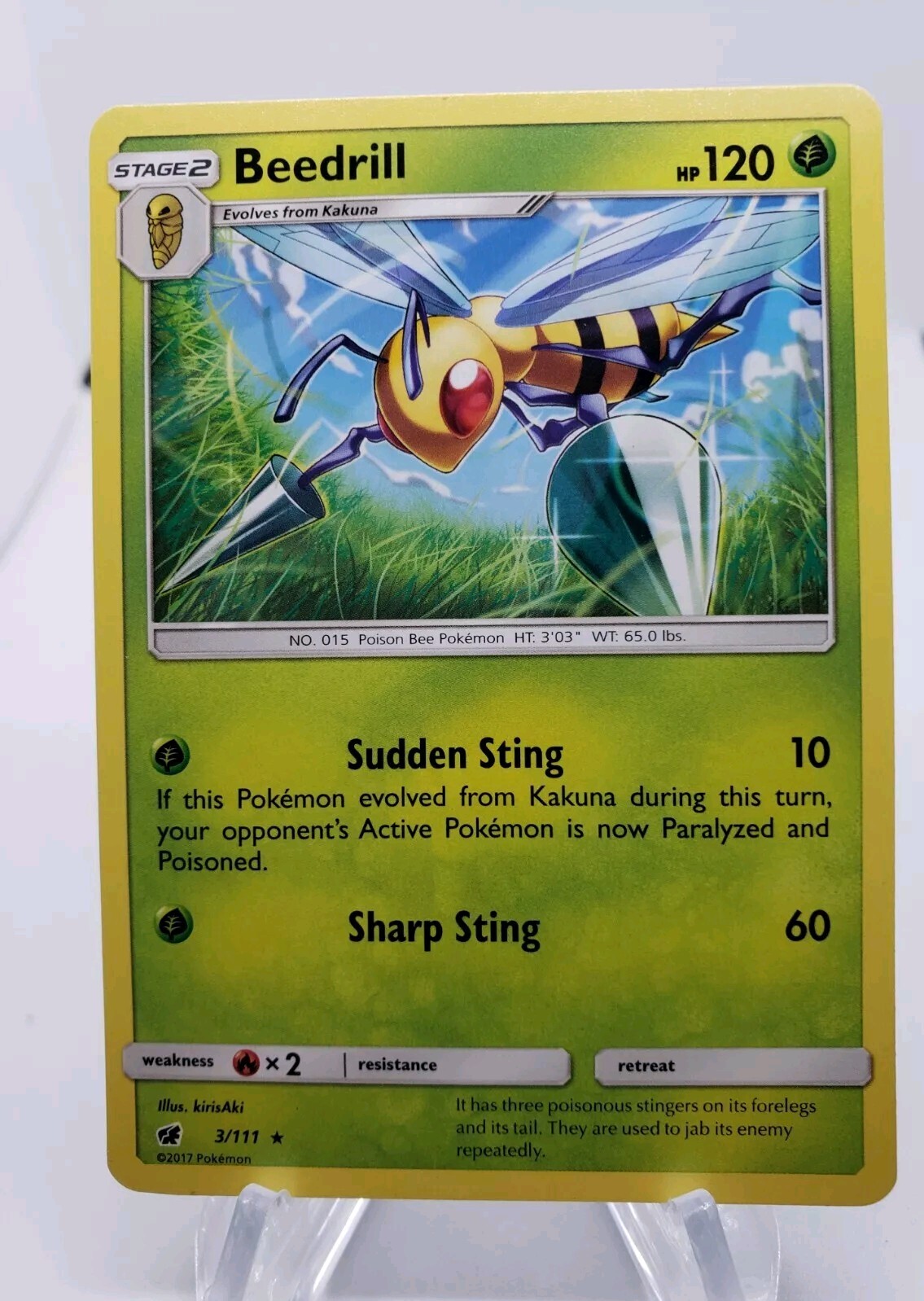 BEEDRILL SM - Crimson Invasion 3/111 REGULAR NM
