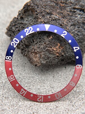 #1410 USED ROLEX GMT MASTER 315-16760-7 PEPSI 16760 16700 16710 INSERT EINLAGE