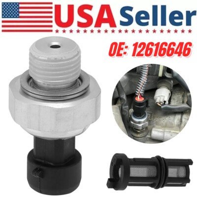 #ad Oil Pressure Sending Unit Sensor W Filter For Chevy Silverado GMC Sierra 2003 08 $9.98