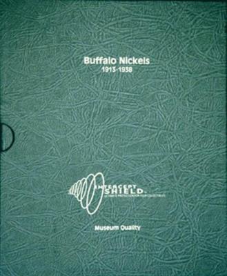 Intercept Shield Quality Coin Album For US Buffalo Nickels 1913 - 1938 Slipcase