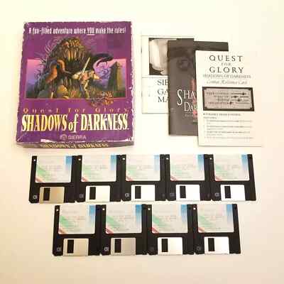 Sierra - Quest for Glory IV: Shadows of Darkness (IBM PC) - Purple Box