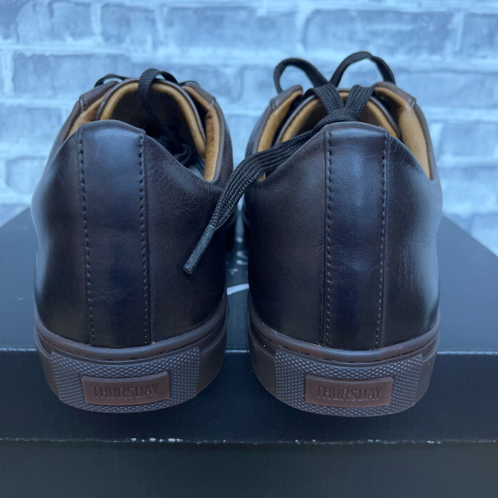 Thursday Boot Co. Old English Brown Premier Low Top Leather Shoes Mens